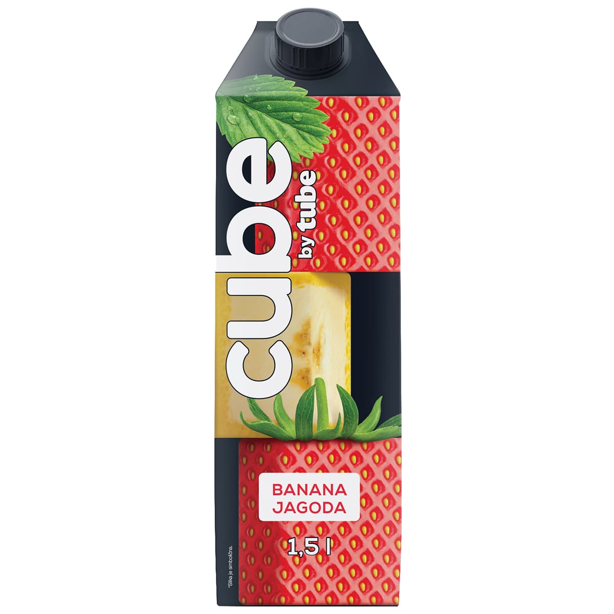 CUBE BY TUBE BANANA JAGODA 1.5L