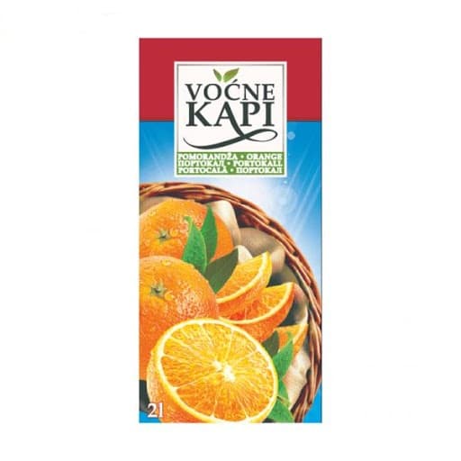 VOCNE KAPI POMORANDZA 2L